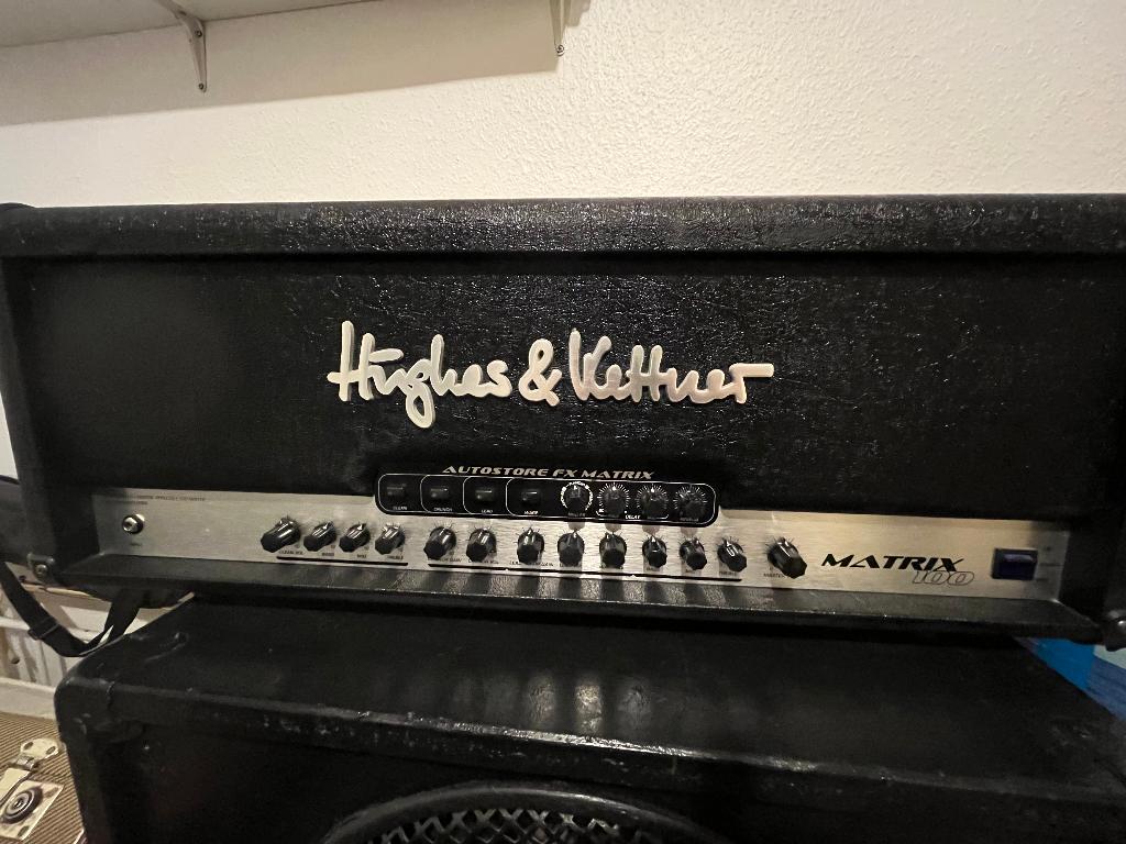 Hughes & Kettner MATRIX 100 Head + Speaker, Enlèvement ou Envoi, Utilisé, Guitare, 100 watts ou plus