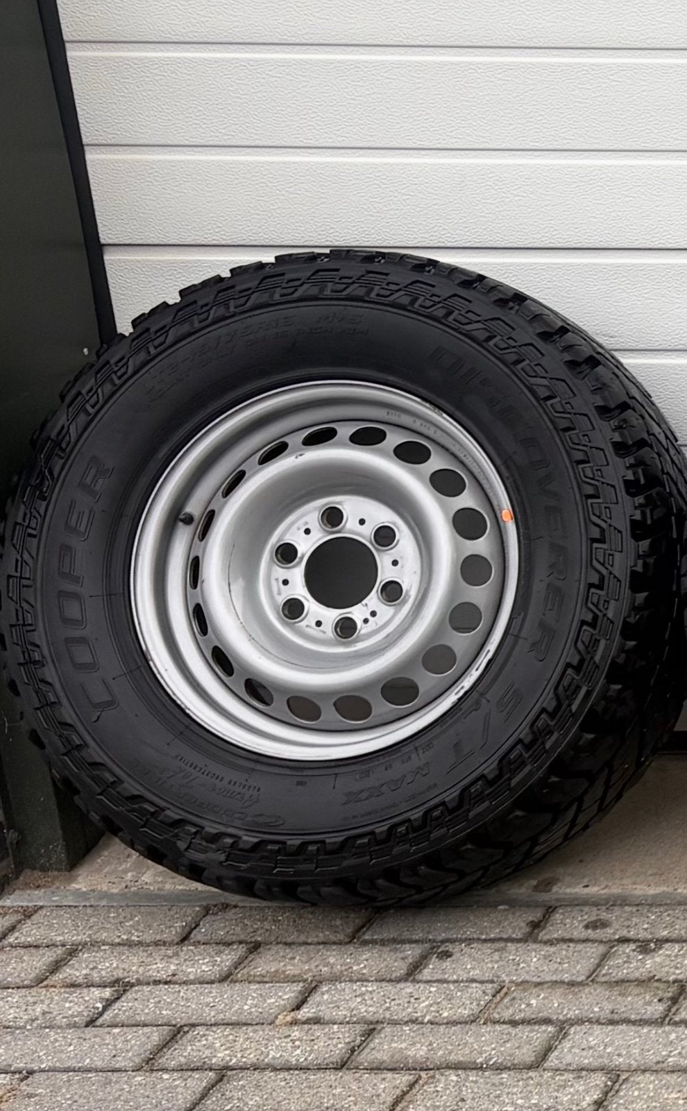 jeu de 5 jantes Sprinter + pneus tout-terrain Cooper izgst, Pneus et Jantes, 245 mm, 4 Saisons, 16 pouces