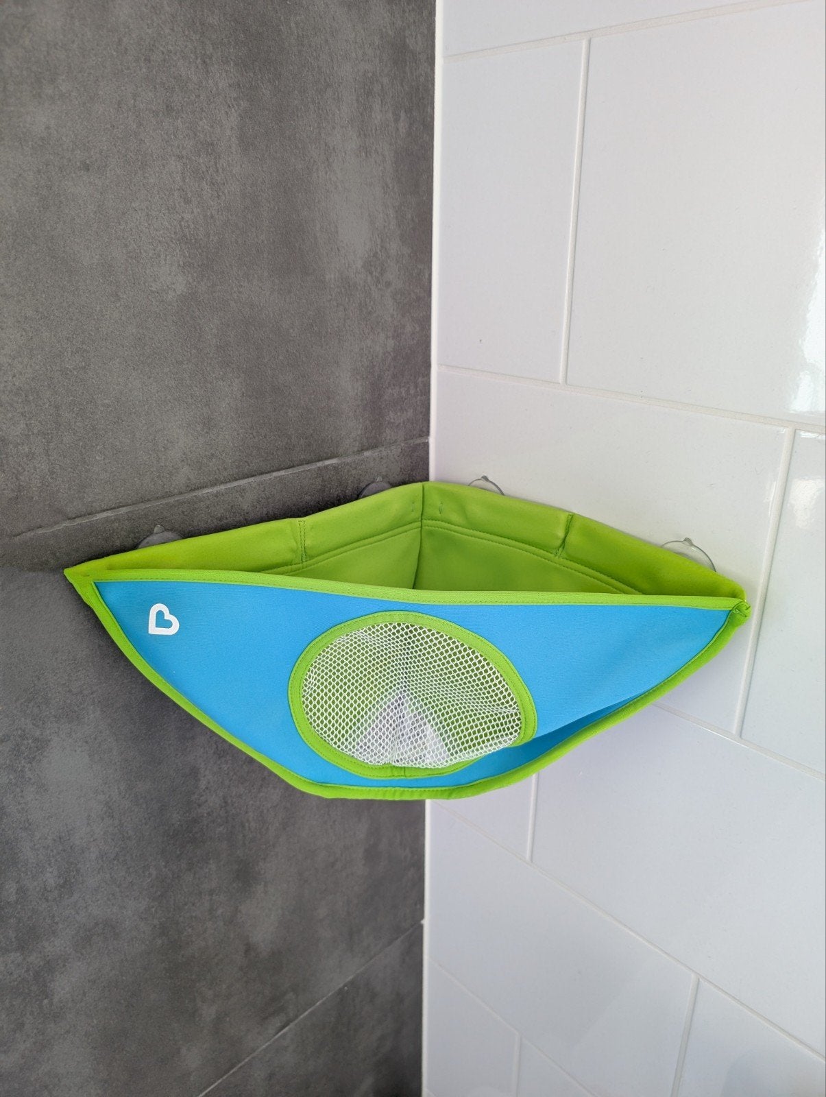 Bath toy organiser/opberger Bladspeelgoed Munckin, Kinderen en Baby's, Ophalen, Zo goed als nieuw, Overige typen, Zuignappen