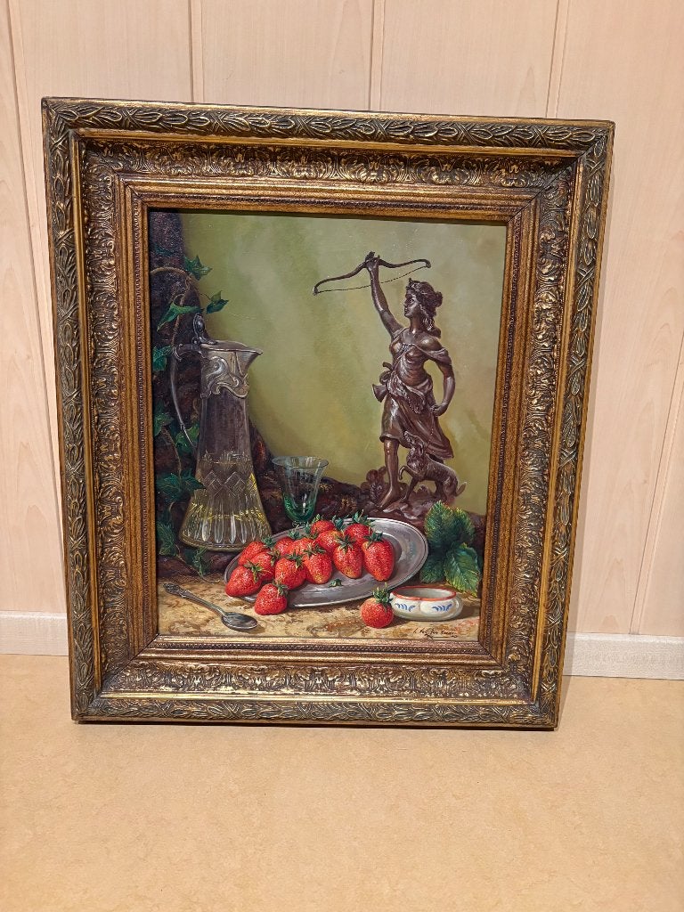 Schilderij handgeschilderd, Ophalen, Doek, Stilleven, Handgeschilderd