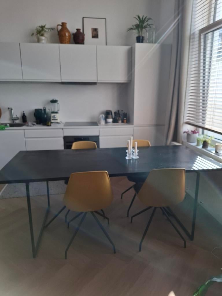 Eettafel zwart hout, Huis en Inrichting, Tafels | Eettafels, Ophalen
