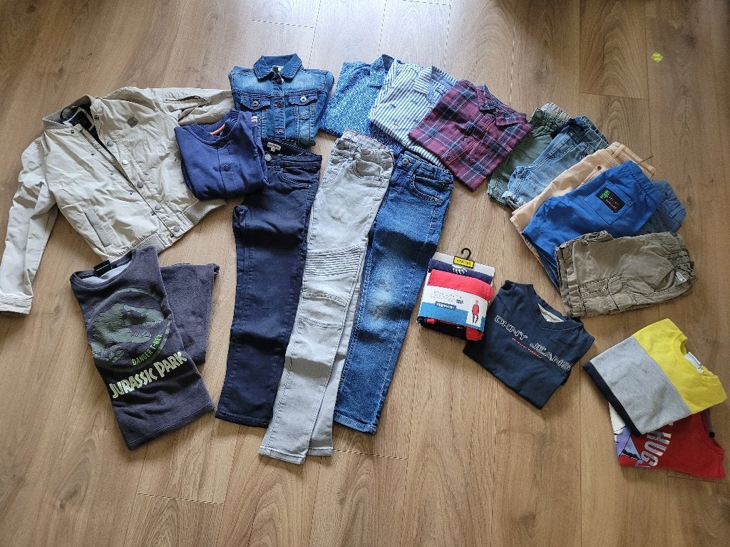Kledingpakket jongen 7 jaar (maat 122), Ophalen