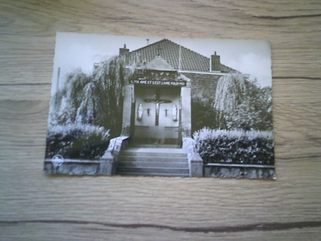 HOUDENG-AIMERIES: Le Calvaire sur la butte dite, La Tombelle, Enlèvement ou Envoi, 1940 à 1960, Non affranchie, Hainaut