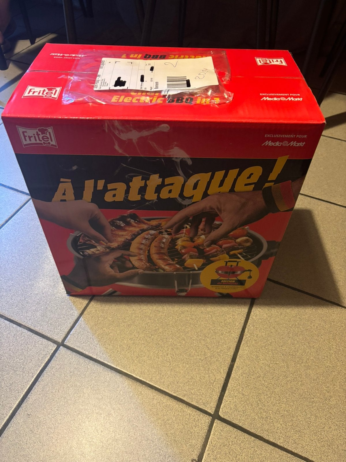 tout nouveau barbecue 2 en 1 Fritel(édition Coupe du monde), Enlèvement, Neuf