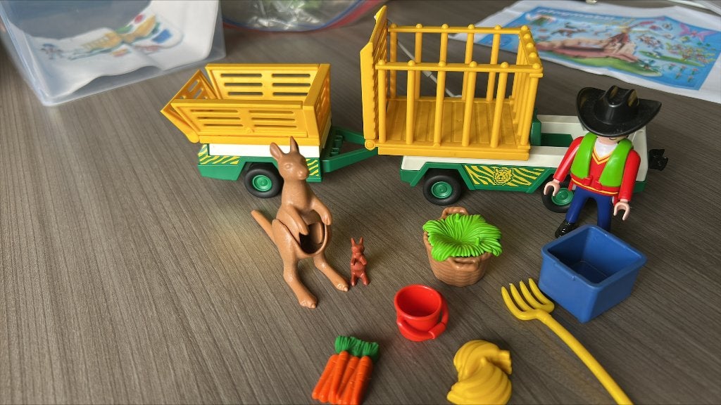 playmobil dierenvervoer zoo met kangoeroes 3242, Complete set, Overige typen, Ophalen of Verzenden, Zo goed als nieuw
