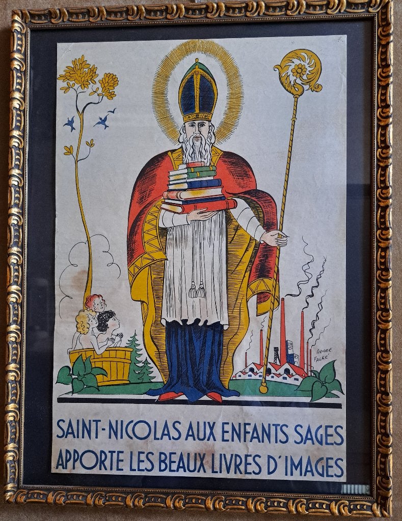 Sinterklaas oude prent, Ophalen of Verzenden