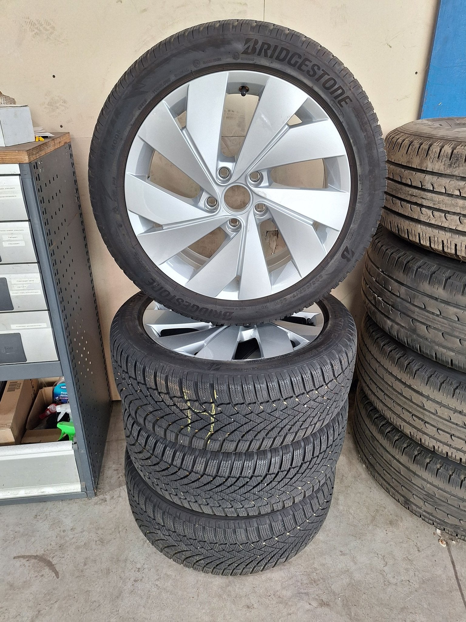 Volkwagen Golf Winterset 17 Inch Origineel, Auto-onderdelen, Ophalen, Gebruikt, -, -