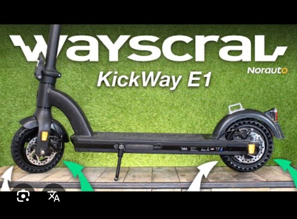 Trottinette électrique WAYSCRAL, Enlèvement, Comme neuf, Step électrique (E-scooter)