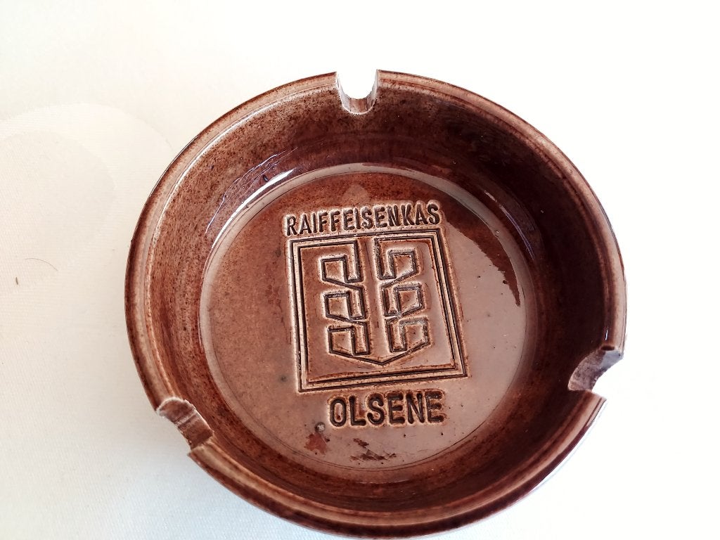 oude asbak van Raiffeisenkas Olsene, Antiek en Kunst, Verzenden