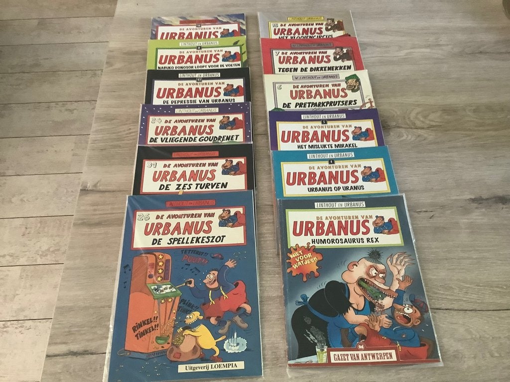 Urbanus verschillende strips reeks 2 (1984-1999), Livres, BD, Utilisé, Plusieurs BD, Enlèvement ou Envoi