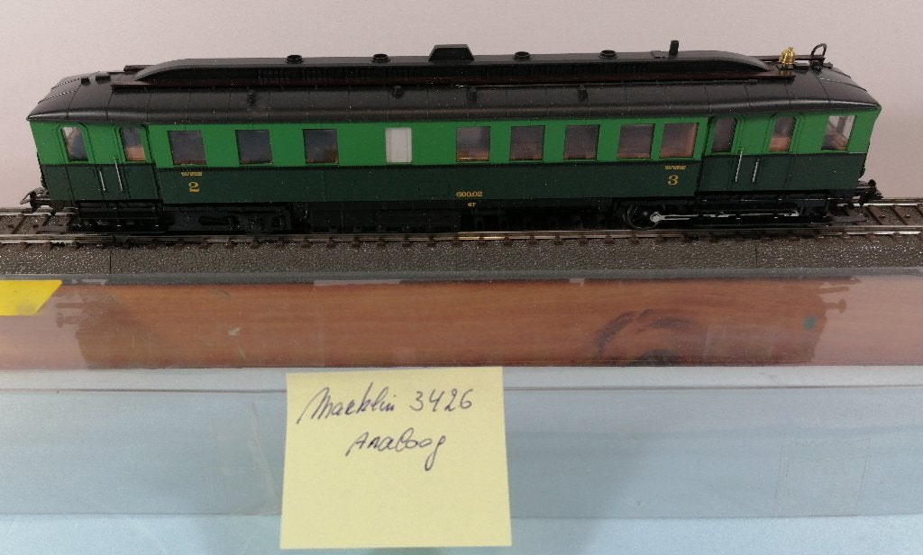 Autorail diesel Marklin 3426 HO analogique, Hobby & Loisirs créatifs, Analogique, Enlèvement ou Envoi, Courant alternatif, Comme neuf