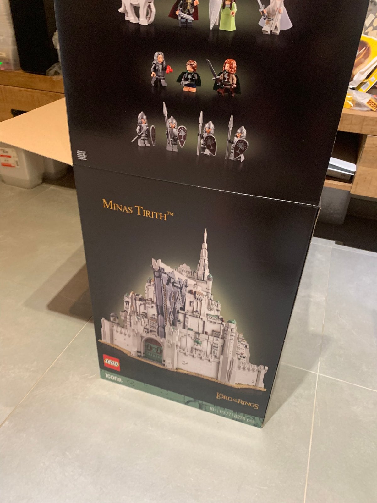 Instructies en doos lego minas tirith 11377, Enlèvement, Neuf, Lego