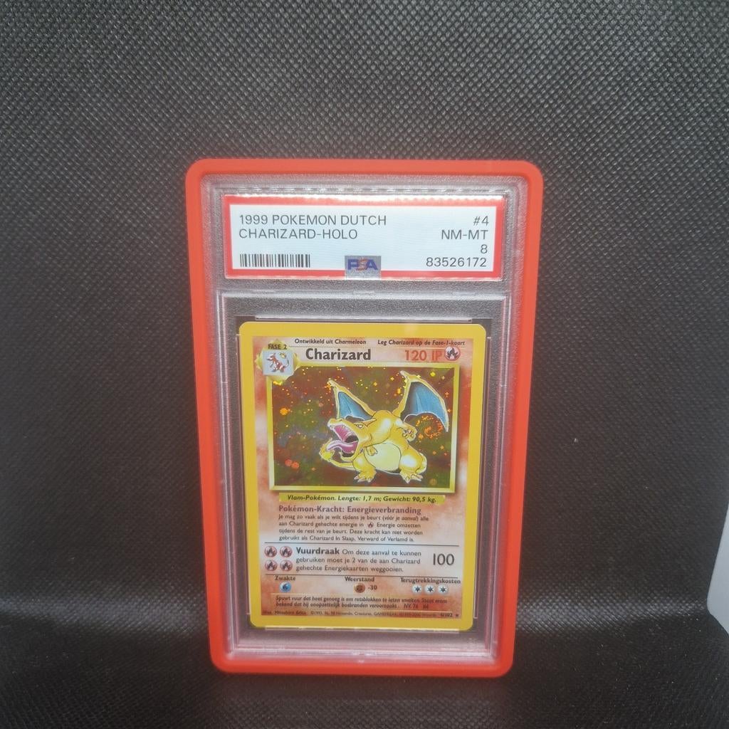 Charizard Holo NL PSA 8, Enlèvement ou Envoi