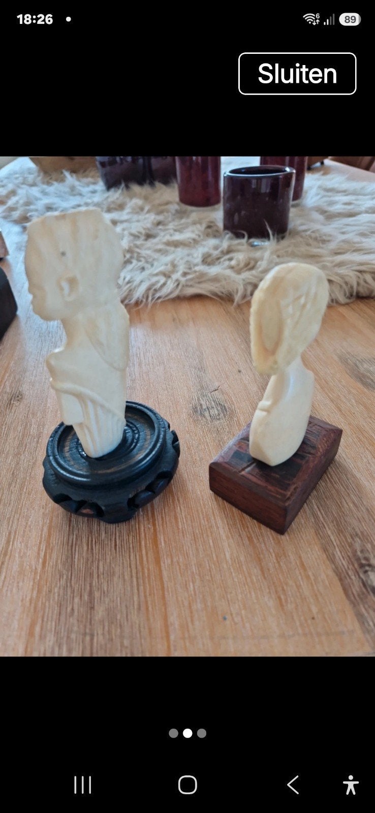 Afrikaanse en chinese kunst, Antiek en Kunst, Zwart, Ophalen of Verzenden