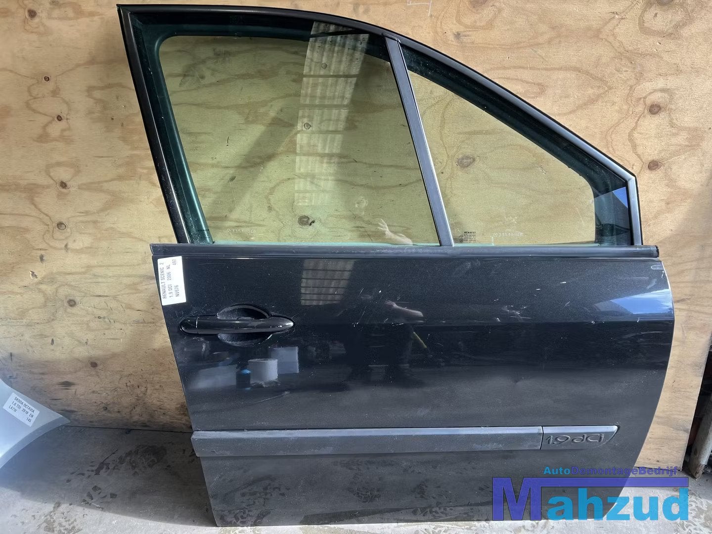 RENAULT SCENIC 2 NV676 Zwart rechts achter deur portier 2004, Auto-onderdelen, Renault Group, Gebruikt, Contact.group@renault.com