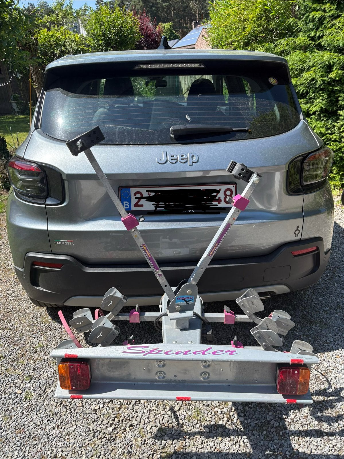 Fietsendrager Spinder, Auto diversen, Fietsendragers, Ophalen, Gebruikt, 2 fietsen, Trekhaakdrager