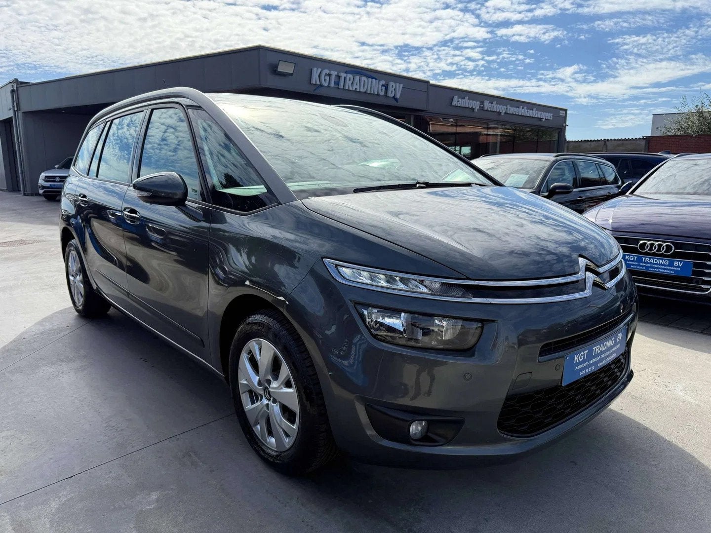 Citroën Grand C4 Picasso 1.6 BLUEHDI 115PK 7 ZETELS EURO 6B, Stof, Gebruikt, 116 pk, Bedrijf