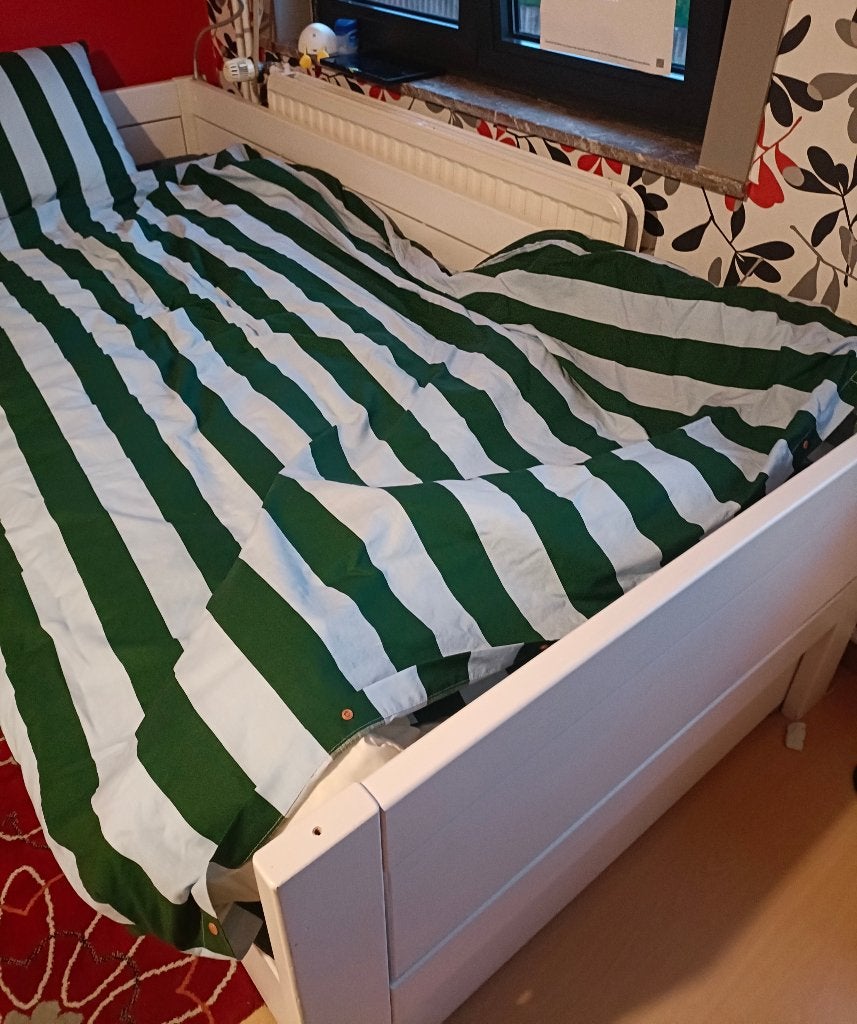 Kinderbed life time, Huis en Inrichting, Ophalen, Gebruikt, Eenpersoons, Wit