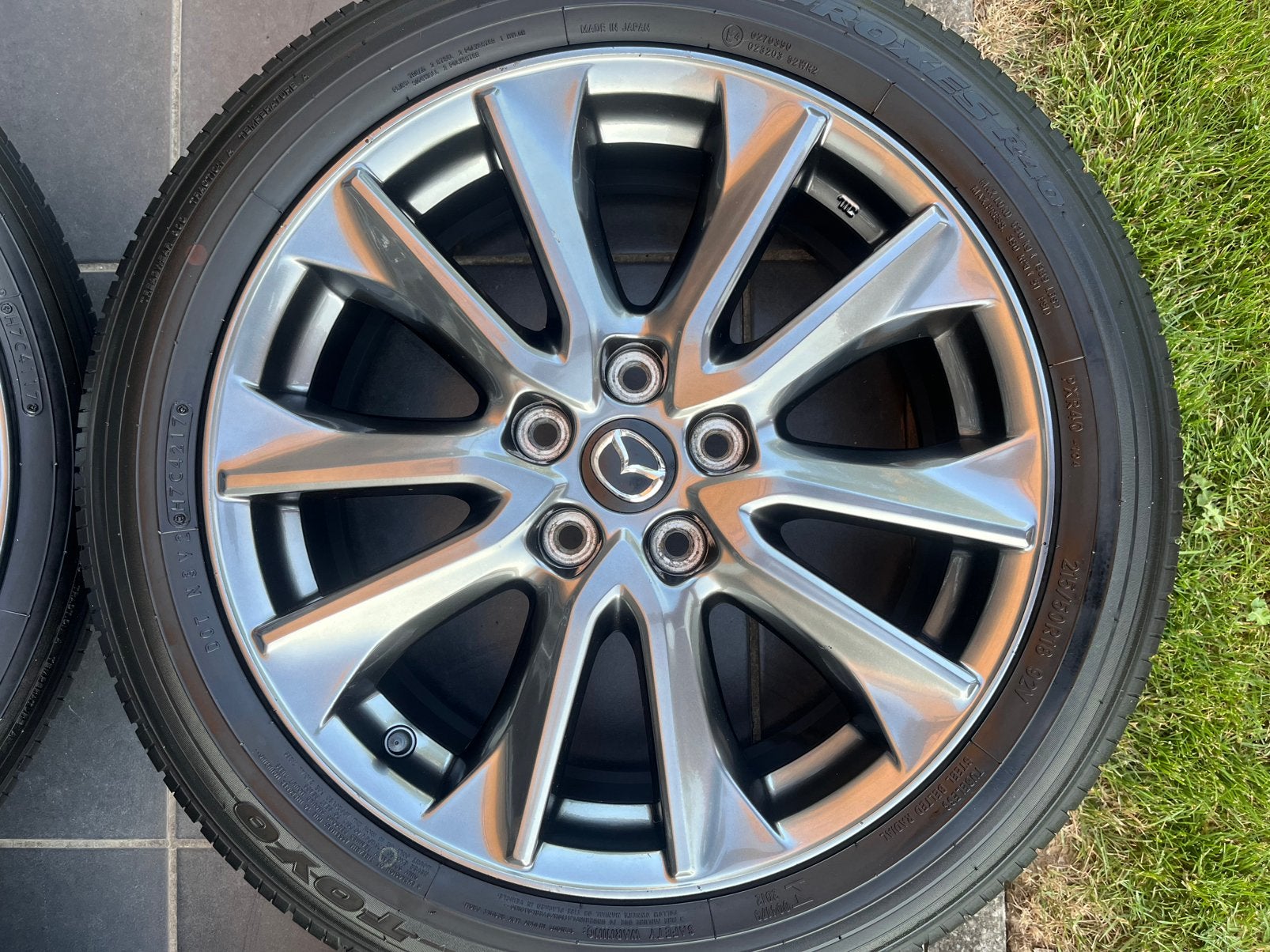 Jantes Mazda Cx-3 d’origine 18 pneus été, Autos : Pièces & Accessoires, Pneus & Jantes, Pneus et Jantes, 215 mm, Pneus été, 18 pouces