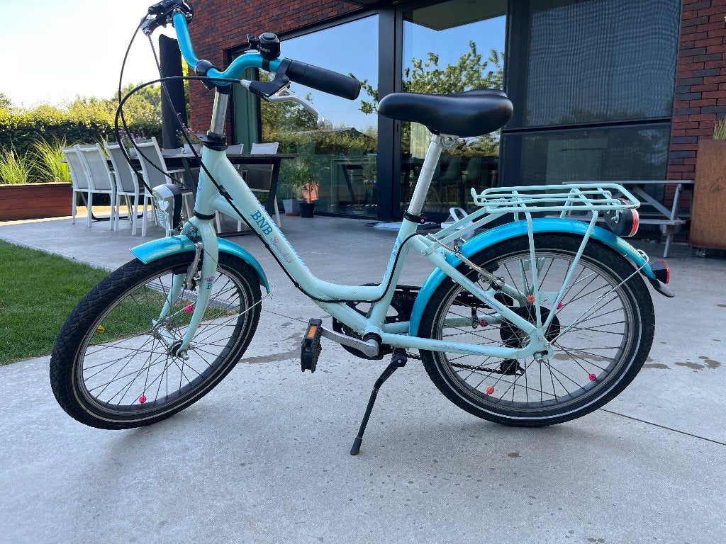 Kinderfiets 6-10 jaar BNB Flowerkid, Fietsen en Brommers, Ophalen, 20 inch of meer, Gebruikt, Velgrem
