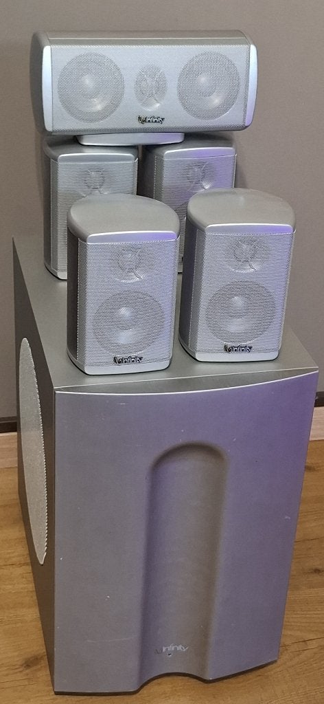 Surround set - Infinity TSS-750 5.1, Ophalen, Gebruikt, 5.1-systeem, 70 watt of meer