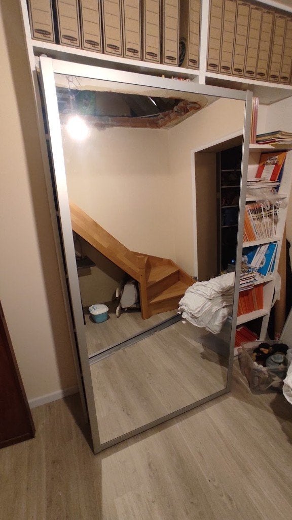 Ikea PAX  --> enkel de schuifdeuren met rail, Ophalen, Gebruikt, 100 tot 150 cm, 150 tot 200 cm