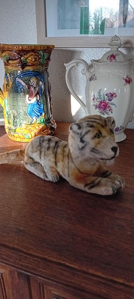 Oude knuffel, tijger, Ophalen of Verzenden