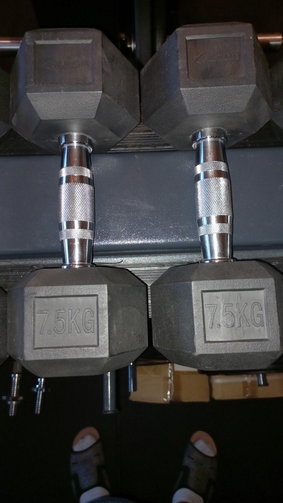 Hexagon halters 2x 7,5kg nieuw, Sport en Fitness, Ophalen