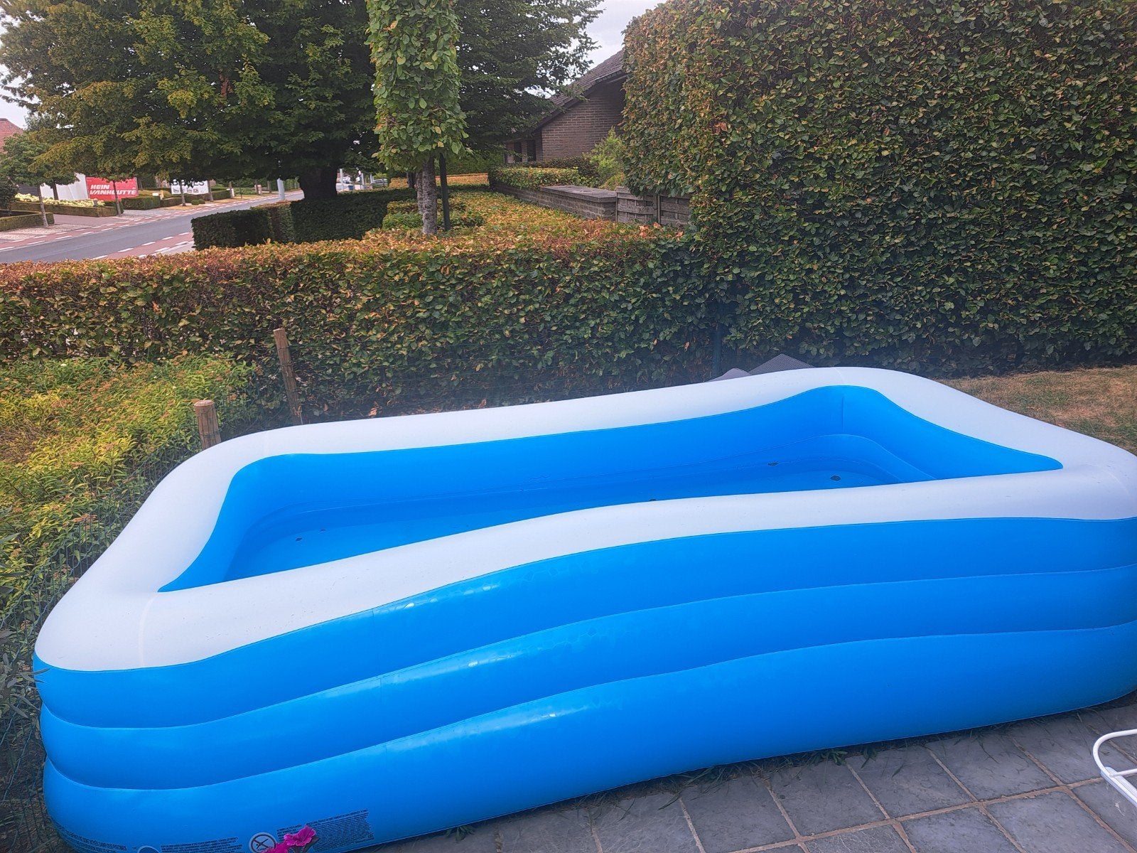 zwembad intex, Ophalen