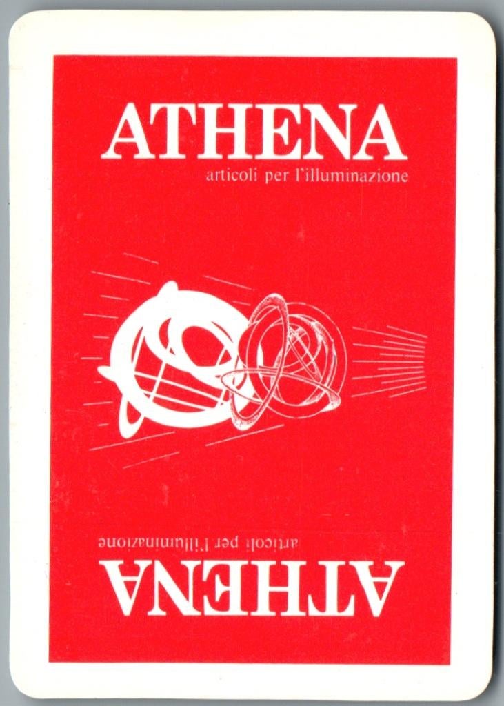 speelkaart - LK14791 - verlichting Athena, Collections, Envoi, Comme neuf, Carte(s) à jouer