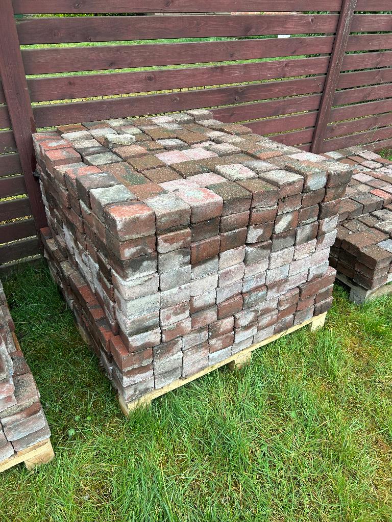 Tegels terras / oprit, Comme neuf, Briques, Sablée, 10 m²² ou plus