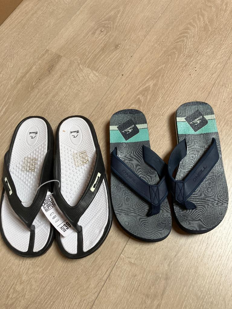 Slippers 39, Slippers, Zwart, O Neill en Beach, Ophalen of Verzenden