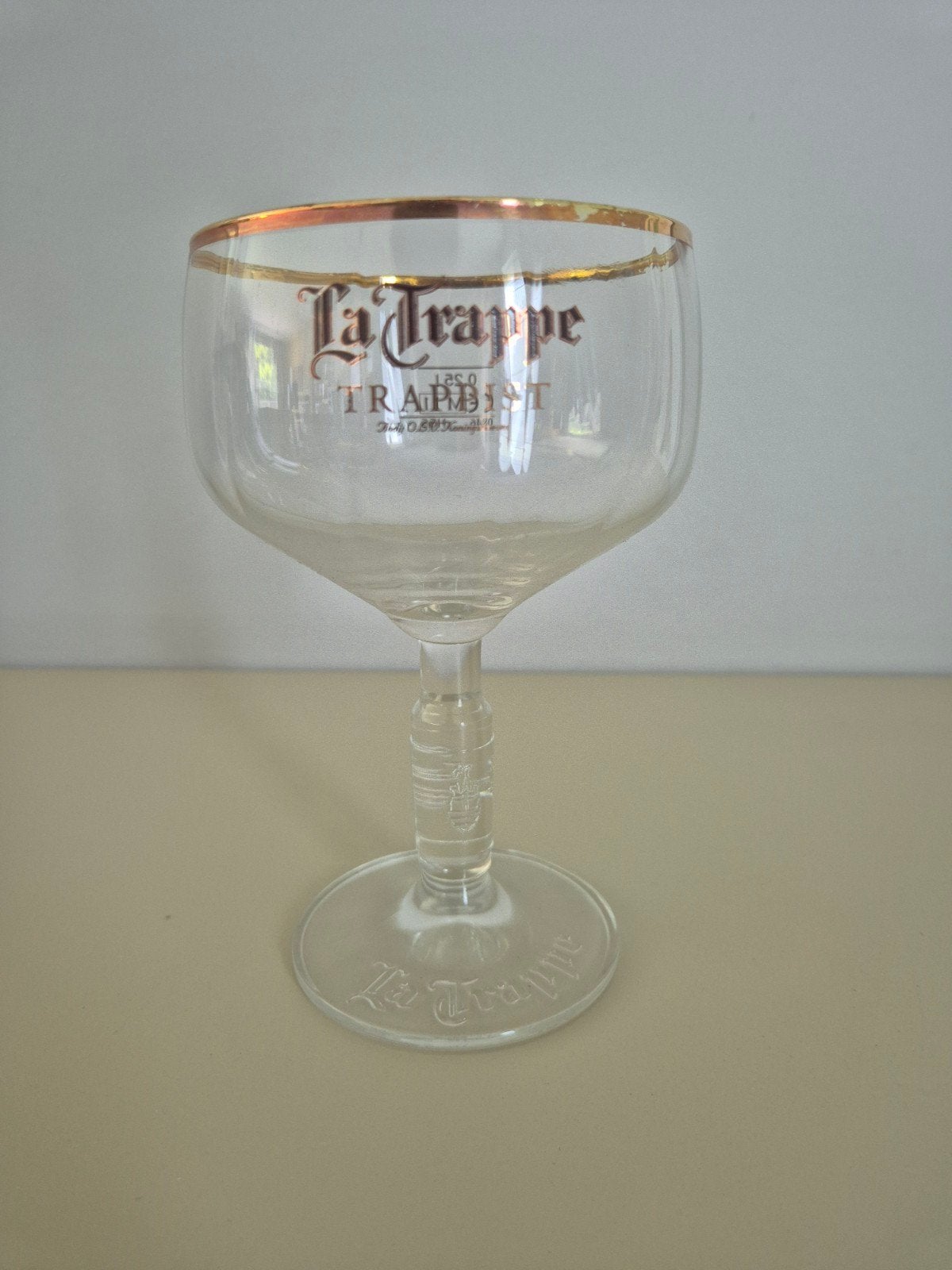 La Trappe bierglas (2stuks), Verzamelen, Ophalen, Gebruikt, Bierglas