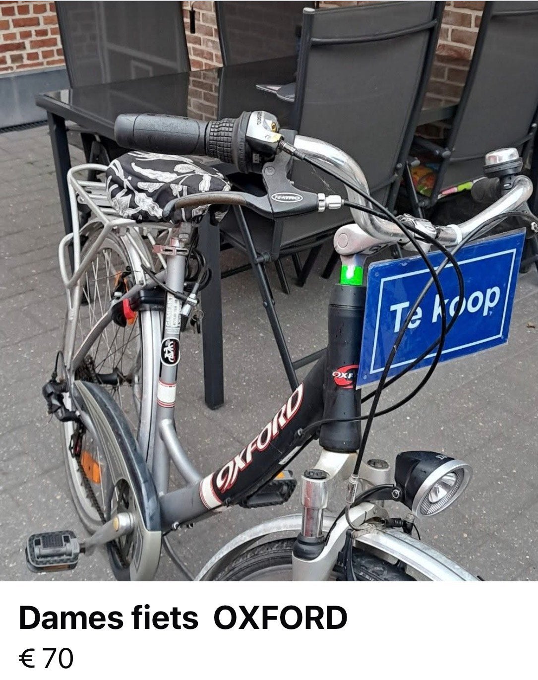 Oxford fiets, Enlèvement, Utilisé