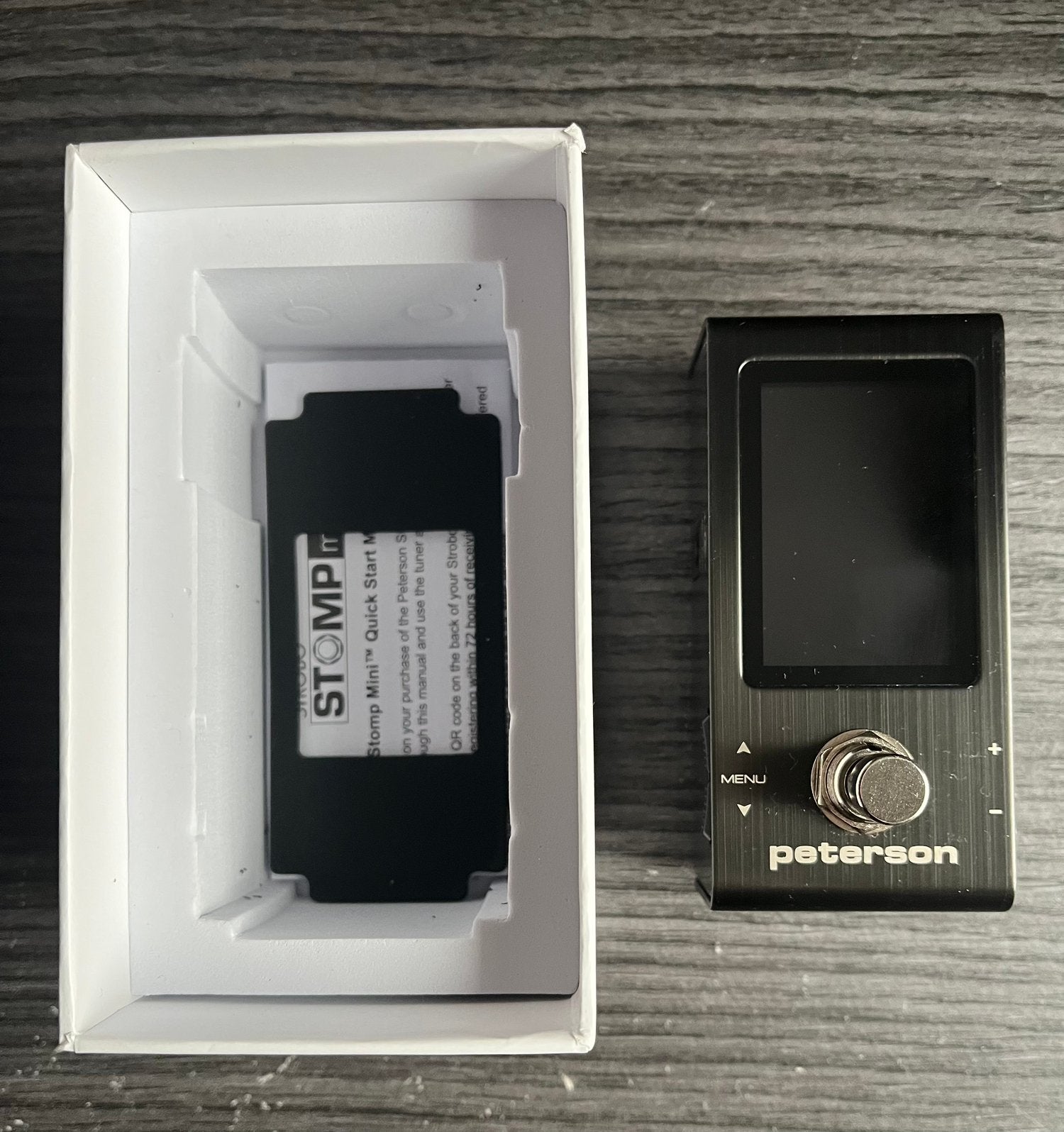 Peterson StroboStomp Mini - Accordeur - État neuf, Musique & Instruments, Enlèvement ou Envoi, Comme neuf, Autres types