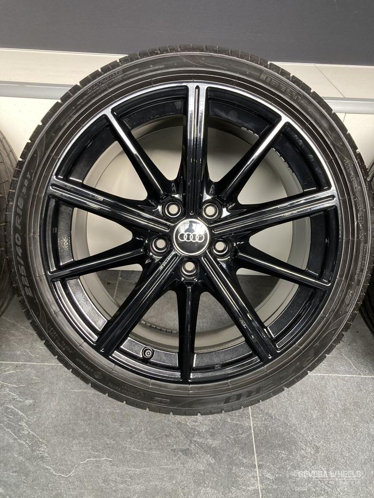 18” originele Audi A3 / S3 8P 8V 8Y velgen + banden 5x112, Auto-onderdelen, Banden en Velgen, 18 inch, Gebruikt, -, -