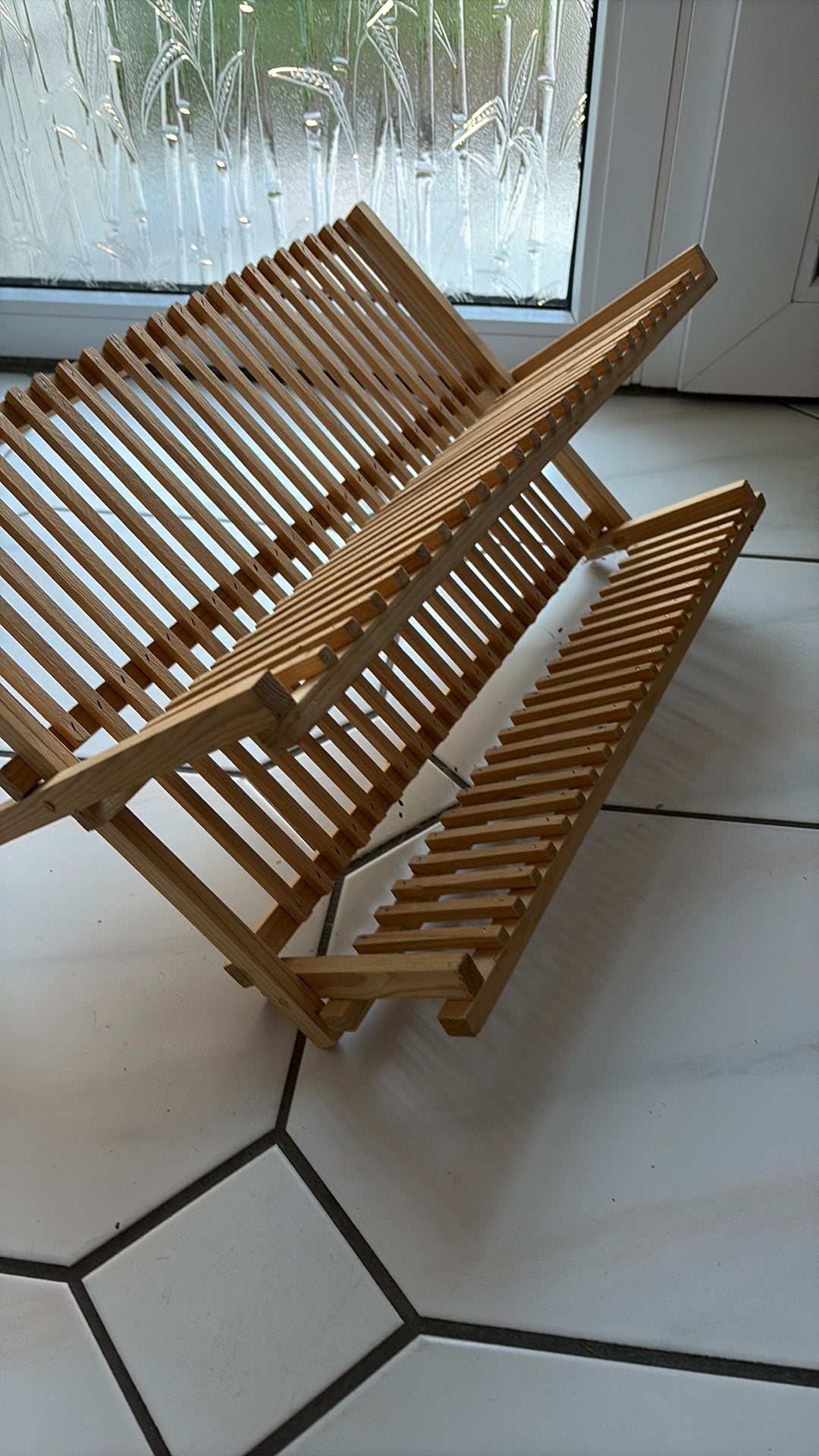 Houten afdruiprek voor de afwas, Huis en Inrichting, Ophalen, Zo goed als nieuw