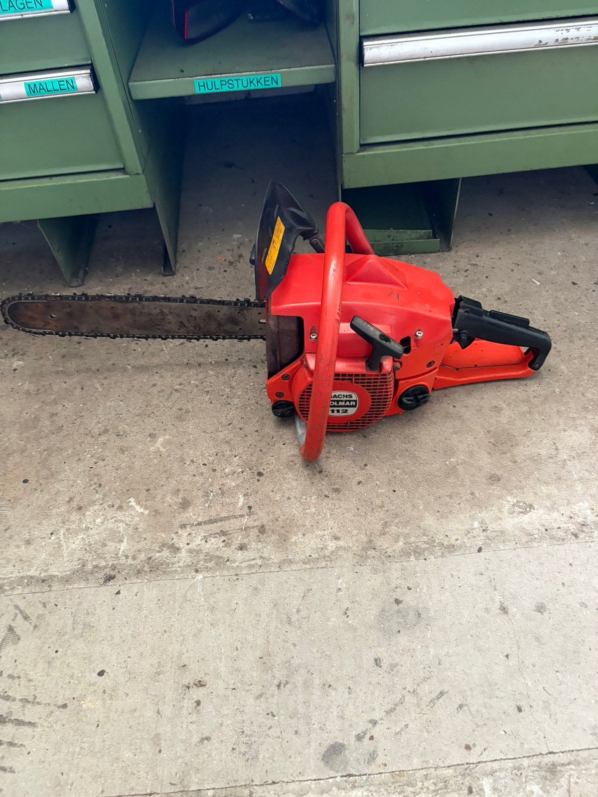 Sachs dolmar 112 kettingzaag ( lees info), Enlèvement, Utilisé