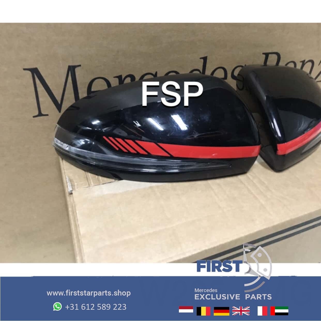 W205 S205 W253 C253 C GLC Klasse C63 GLC63 AMG SPIEGEL KAP S, Gebruikt, -, Ophalen of Verzenden, -