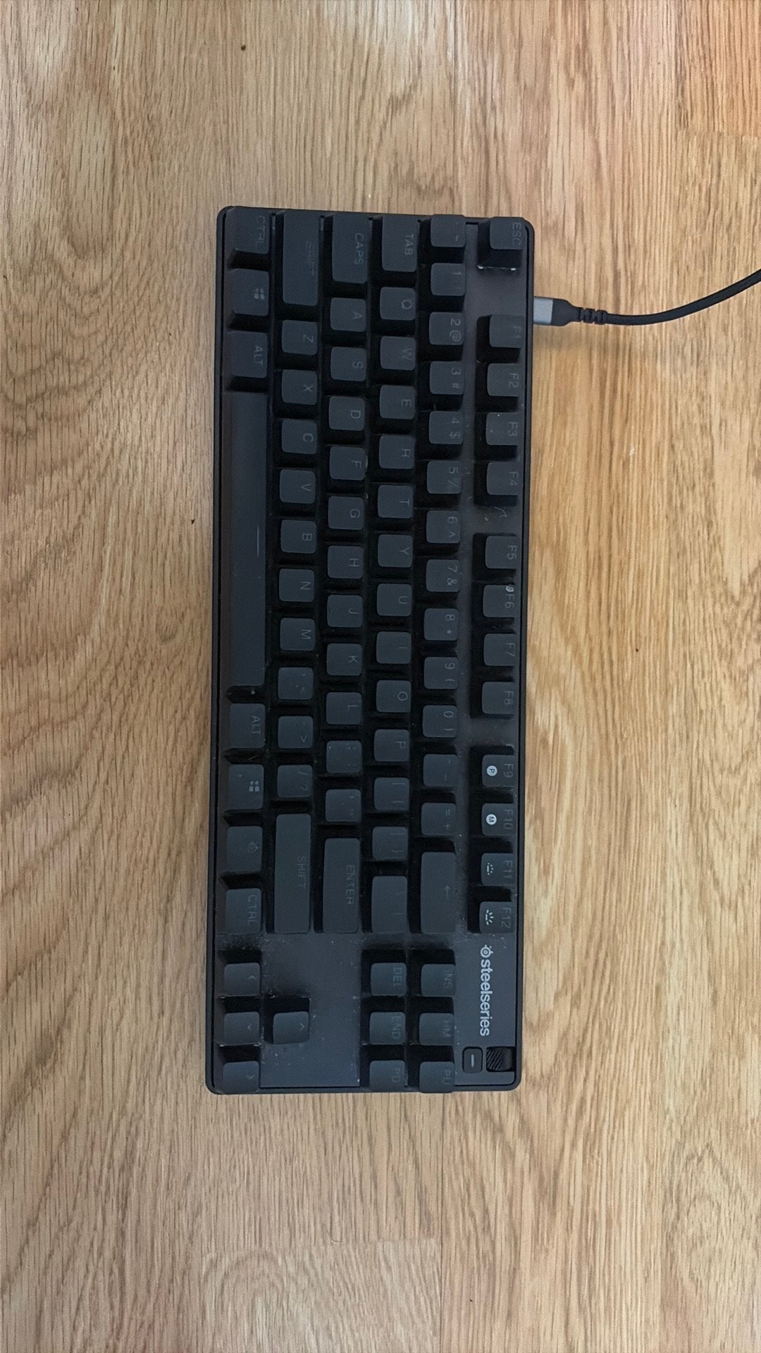 SteelSeries Apex 9 TKL US/QWERTY – Perfecte staat, Computers en Software, Toetsenborden, Ophalen, Gaming toetsenbord, Zo goed als nieuw