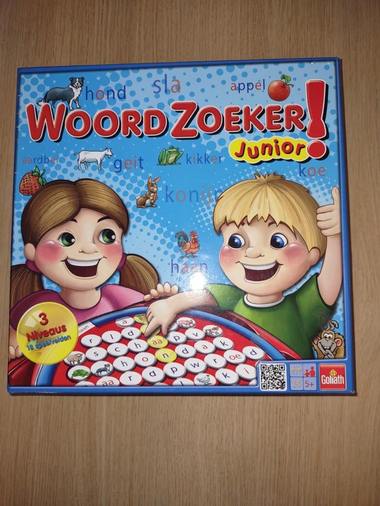 Spel Woordzoeker - Goliath, Hobby en Vrije tijd, Drie of vier spelers, Ophalen, Zo goed als nieuw, Goliath