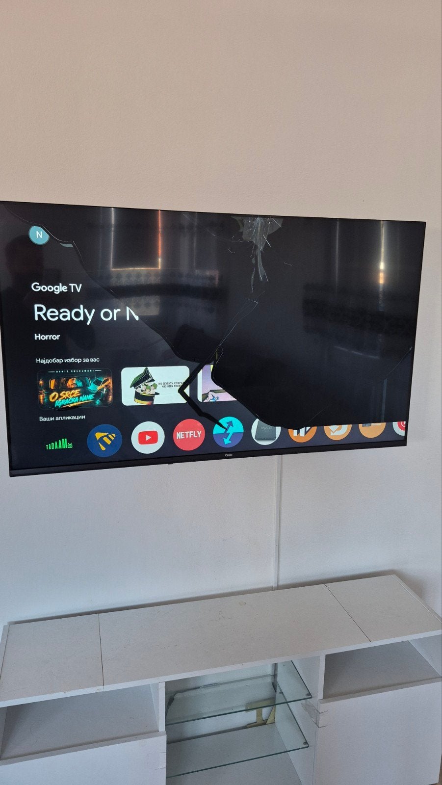 Kapotte Google tv, TV, Hi-fi & Vidéo, Télévisions, Enlèvement