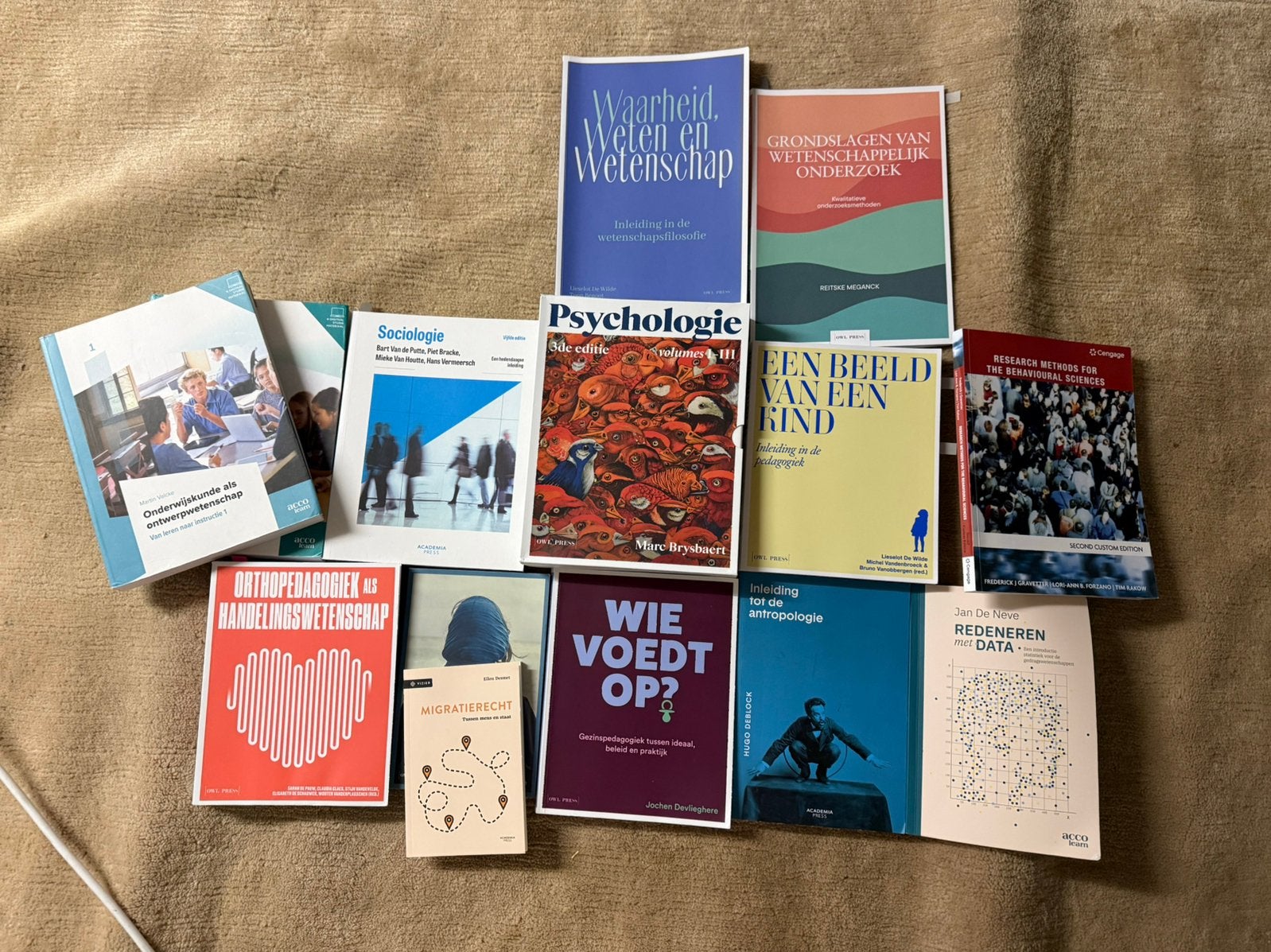 Volledige pakken eerste jaar pedagogische wetenschappen, Boeken, Ophalen of Verzenden, Zo goed als nieuw, Hoger Onderwijs