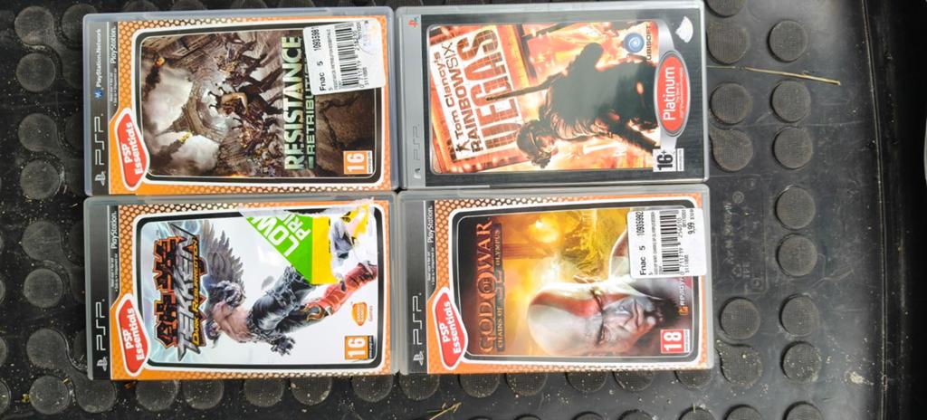 Jeux PSP 4 pièces, Enlèvement