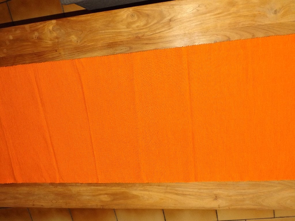 Chemin table CASA orange 48 x 150 cm, Enlèvement ou Envoi, Comme neuf, Rectangle, Intérieur