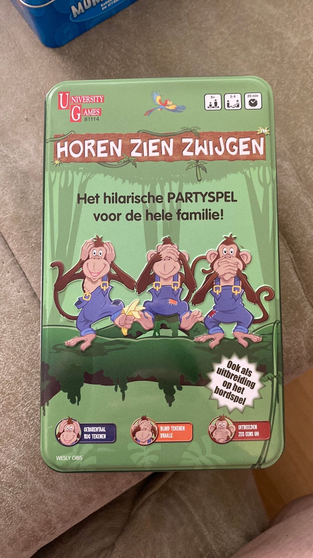 Horen, zoen en zwijgzn, Hobby & Loisirs créatifs, Jeux de société | Autre, Enlèvement, Comme neuf