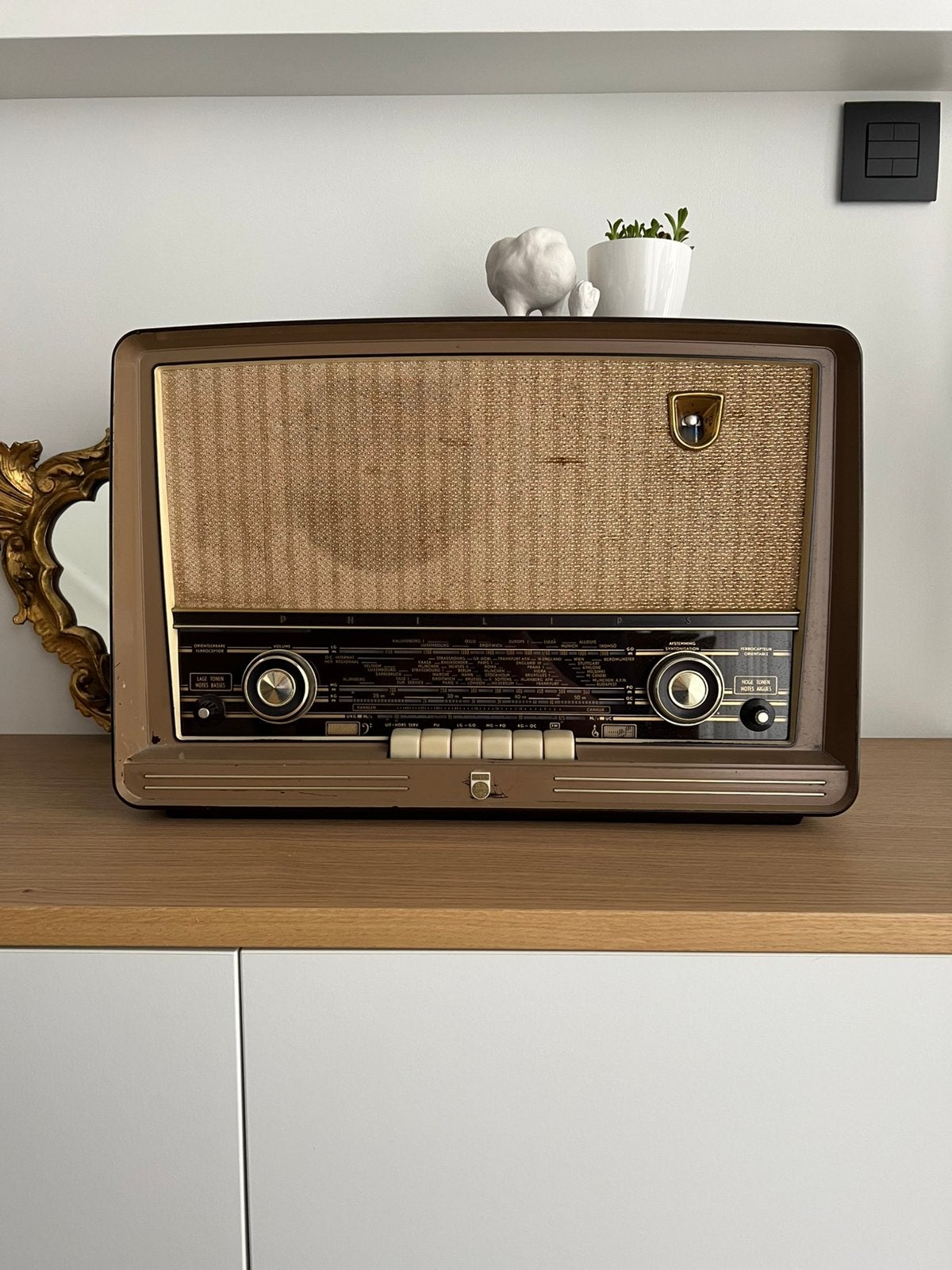 Leuke vintage radio, Enlèvement, Ne fonctionne pas, Radio