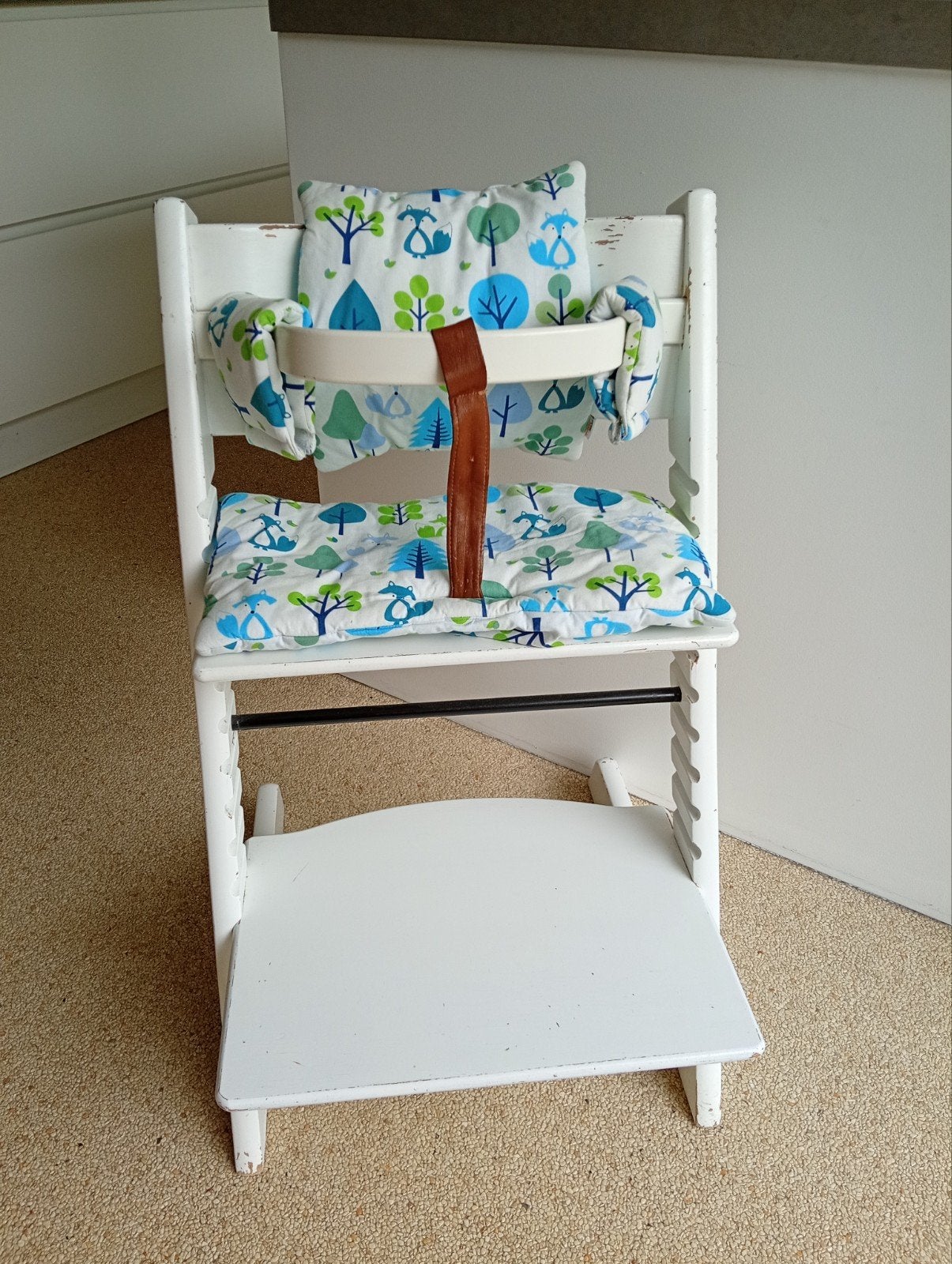 tripp trapp stokke, Ophalen, Gebruikt, Meegroeistoel, Aanschuifbaar