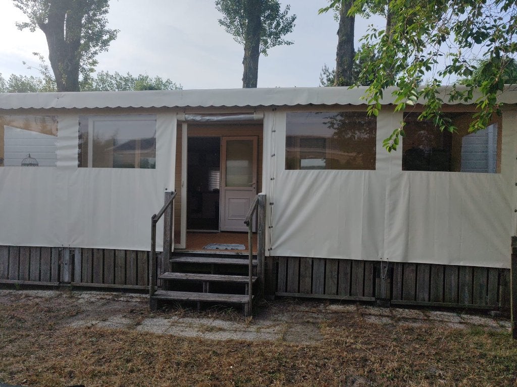 Mobil-home/Caravane à vendre - Ghyvelde à 10 min de La Panne, Caravanes & Camping, Caravanes résidentielles, Jusqu'à 6