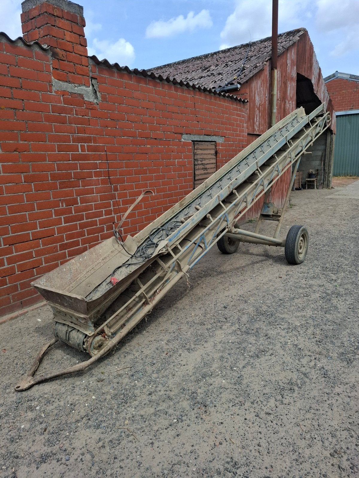 Transportband, grondband, Doe-het-zelf en Bouw, Ophalen